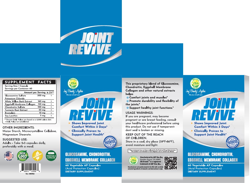 Jba Joint Revive Glucosamine Sulfate Potassium Chloride White Willow