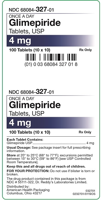 4 mg Glimepiride Tablet Carton