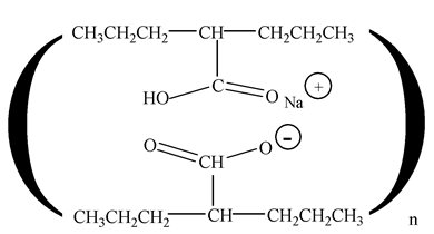 Divalproex Sodium Structural Formula 