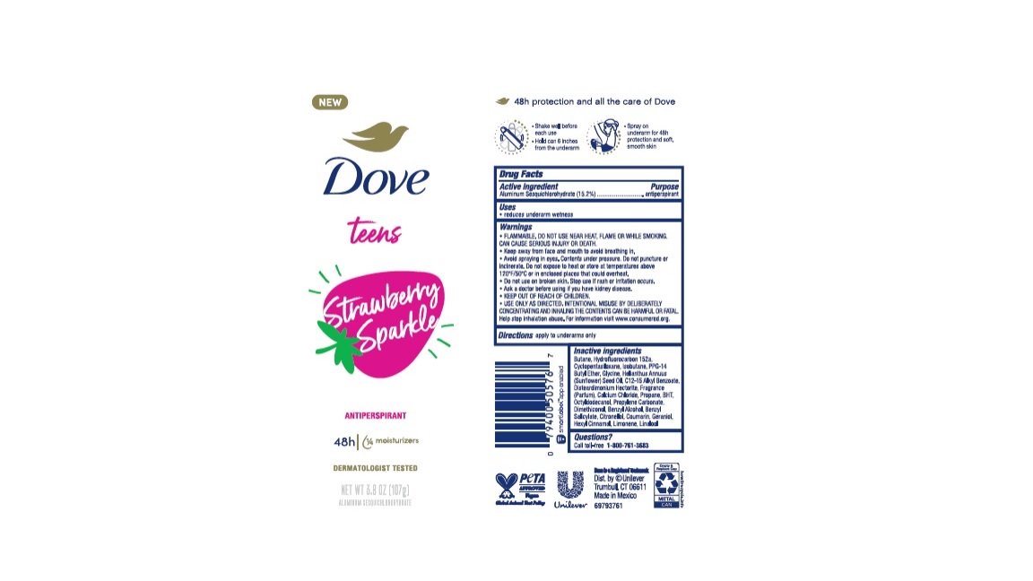 Dove Teens Strawberry AP AE