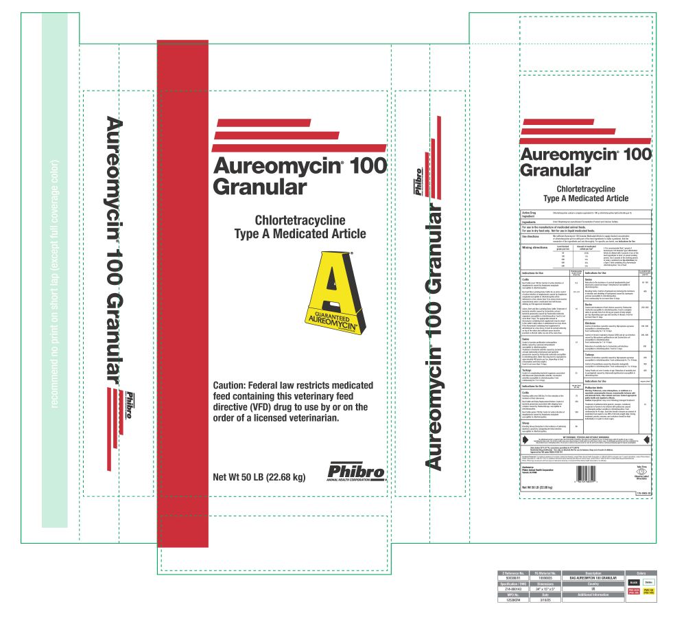Aureomycin 100 Label