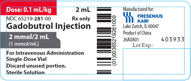 PRINCIPAL DISPLAY PANEL – 2 mmol/2 mL – Vial Label
