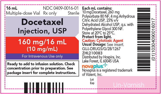 PRINCIPAL DISPLAY PANEL - 16 mL Vial Label