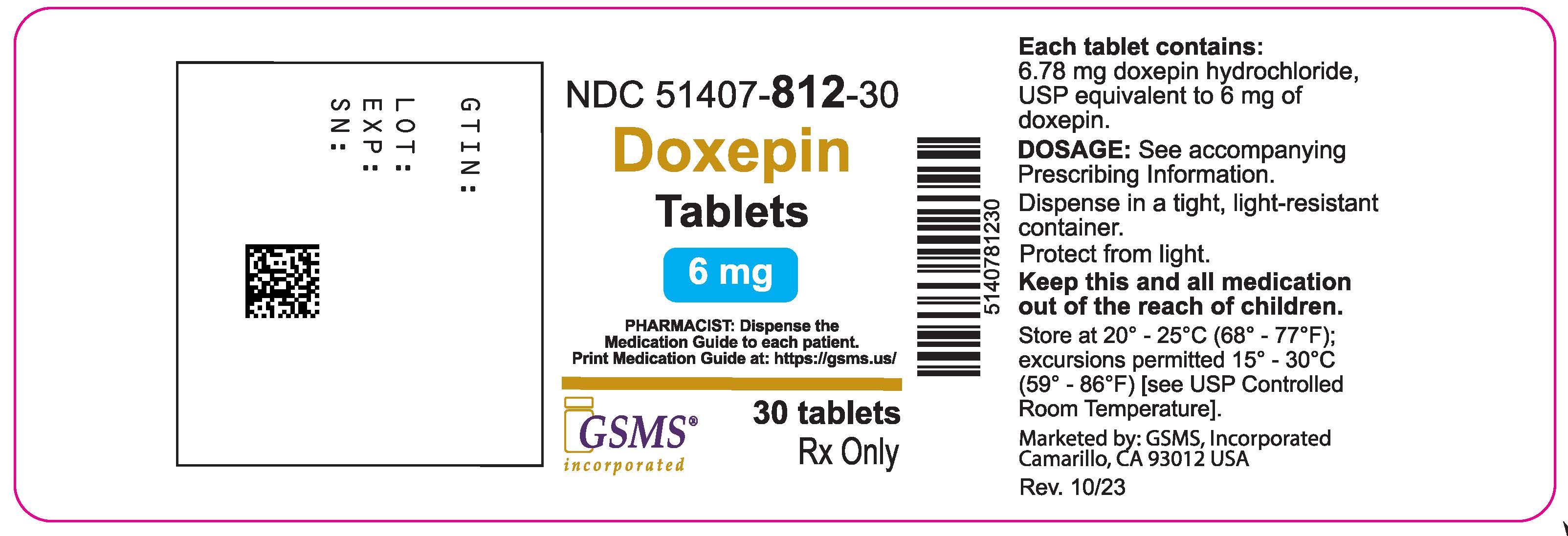 Doxepin Tabs - 51407-812-30OL - 30ct - Novadoz - Rev 1023.jpg