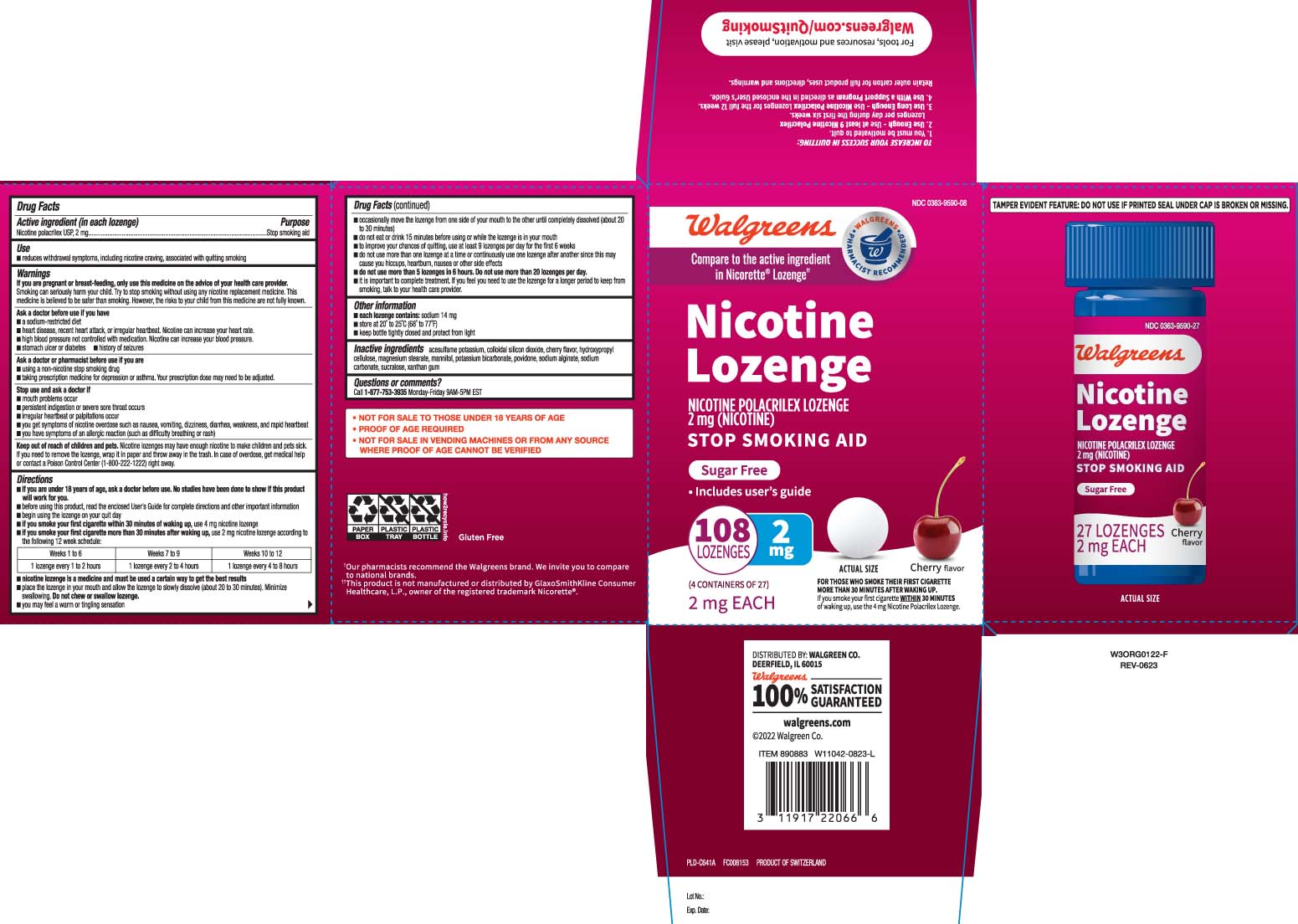 Nicotine Polacrilex USP, 2 mg