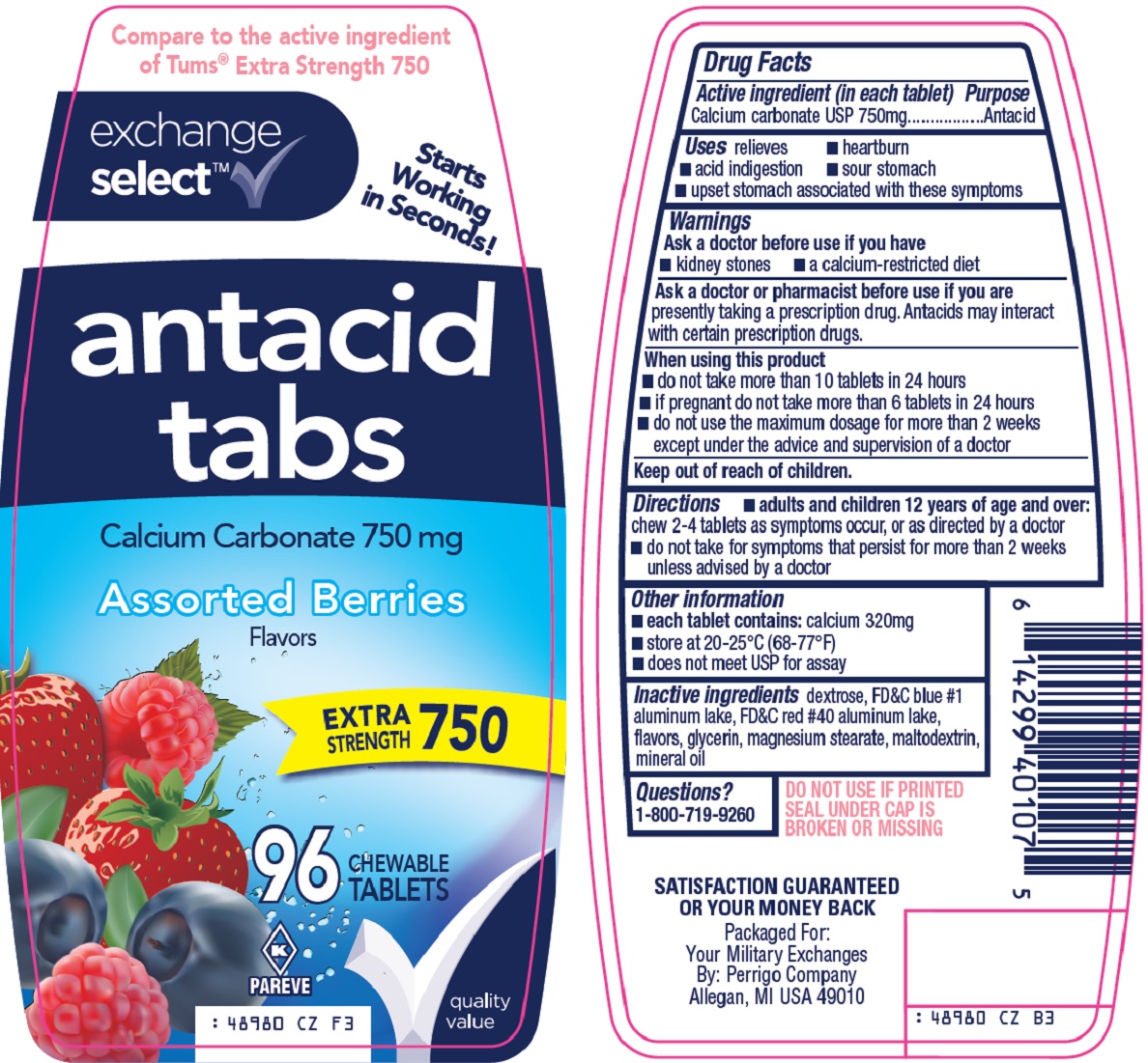 Exchange Select antacid tabs image