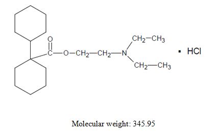 Dicyclomine hydrochloride structural image