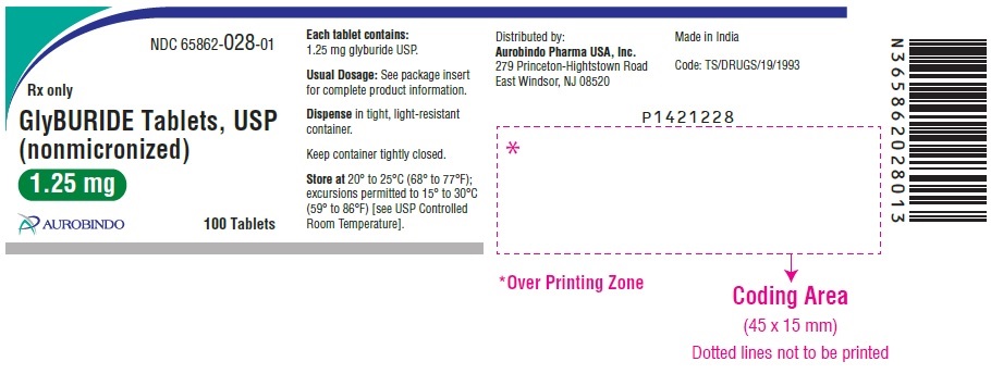 PACKAGE LABEL-PRINCIPAL DISPLAY PANEL - 1.25 mg (100 Tablet Bottle)