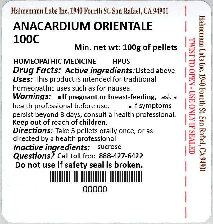 Anacardium Orientale 100C 100g