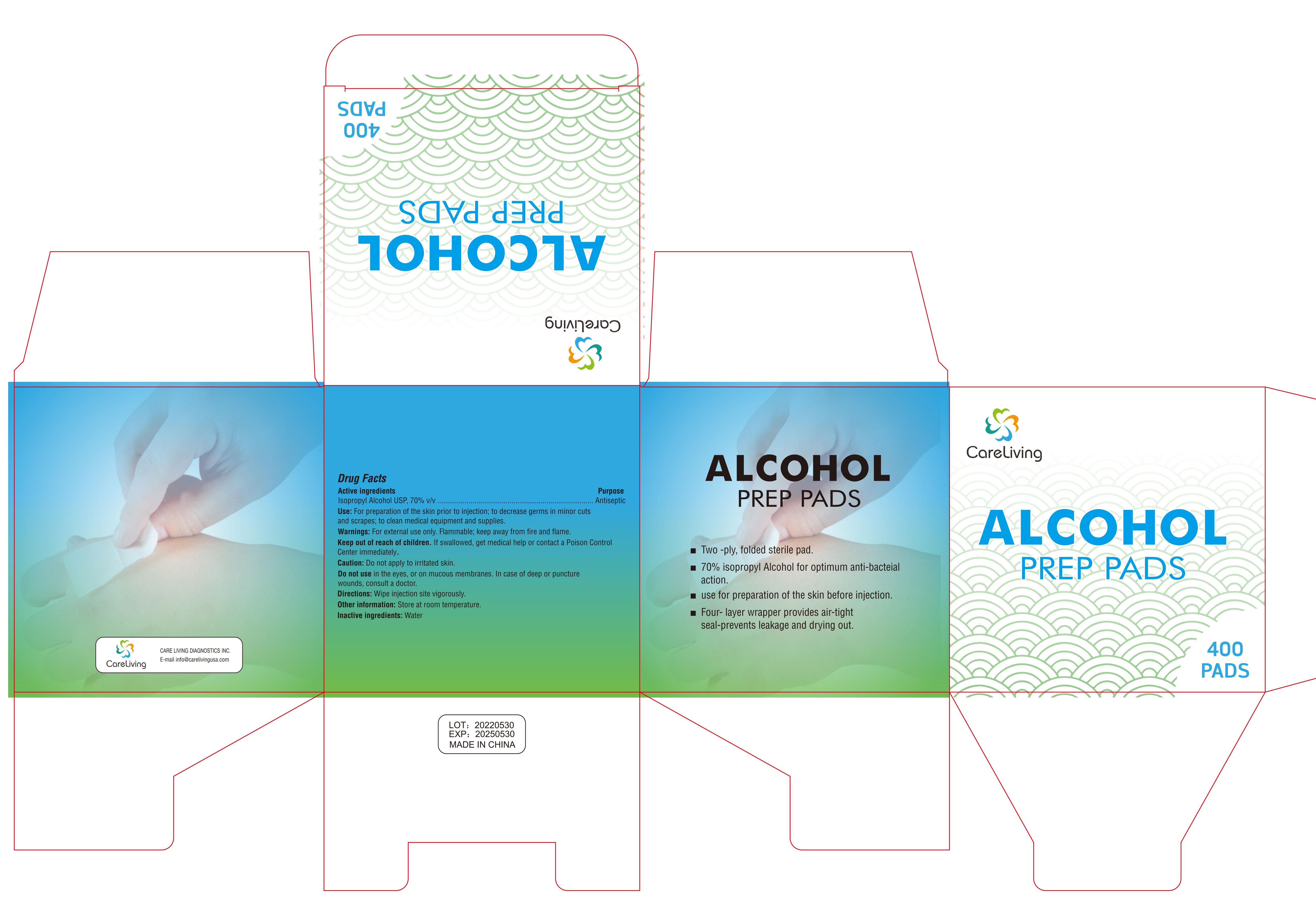 alcohol pad 400