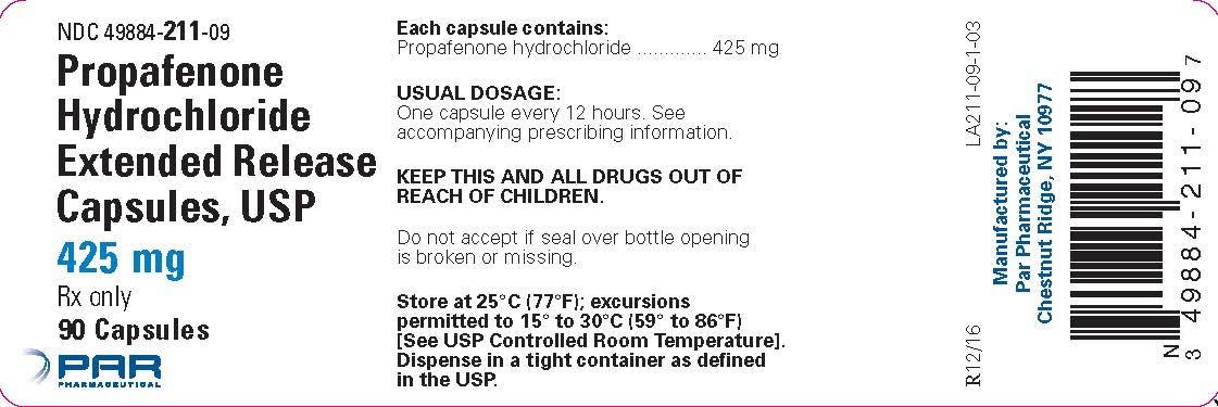 425 mg label - 90 count