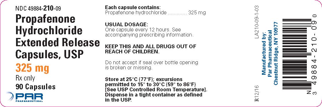 325 mg label - 90 count