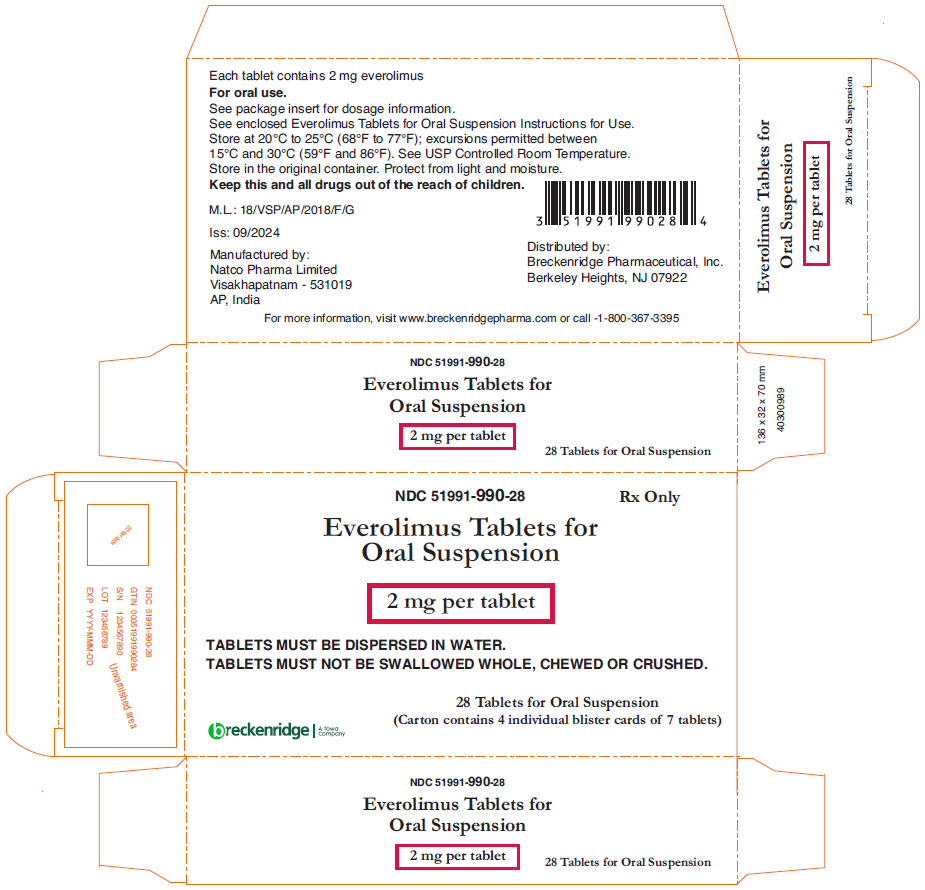 PRINCIPAL DISPLAY PANEL - 2 mg Tablet Blister Card Carton