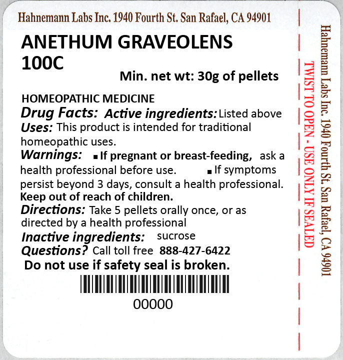 Anethum Graveolens 100C 30g