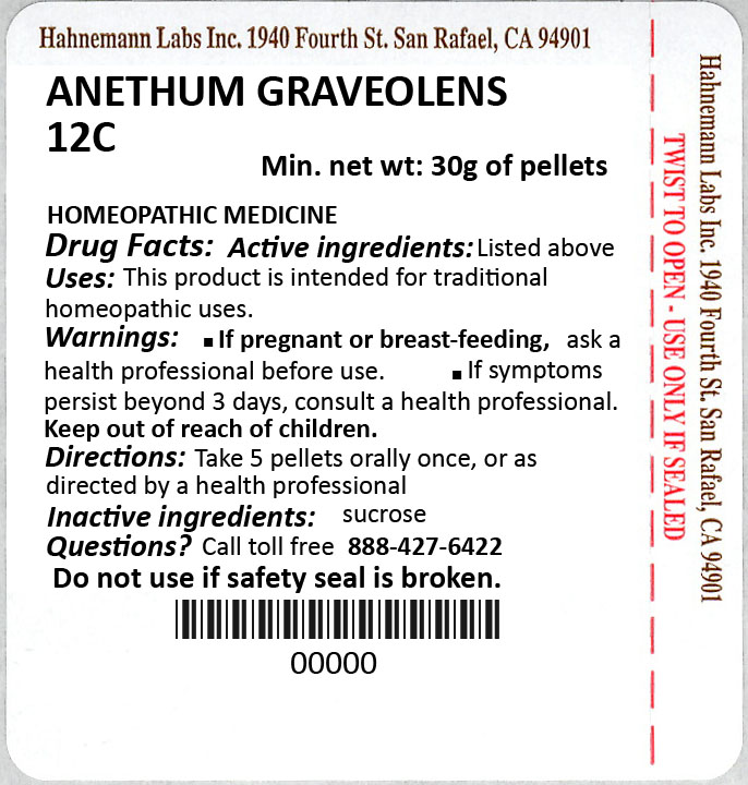 Anethum Graveolens 12C 30g