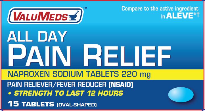 ValuMeds All Day Pain Relief 15ct