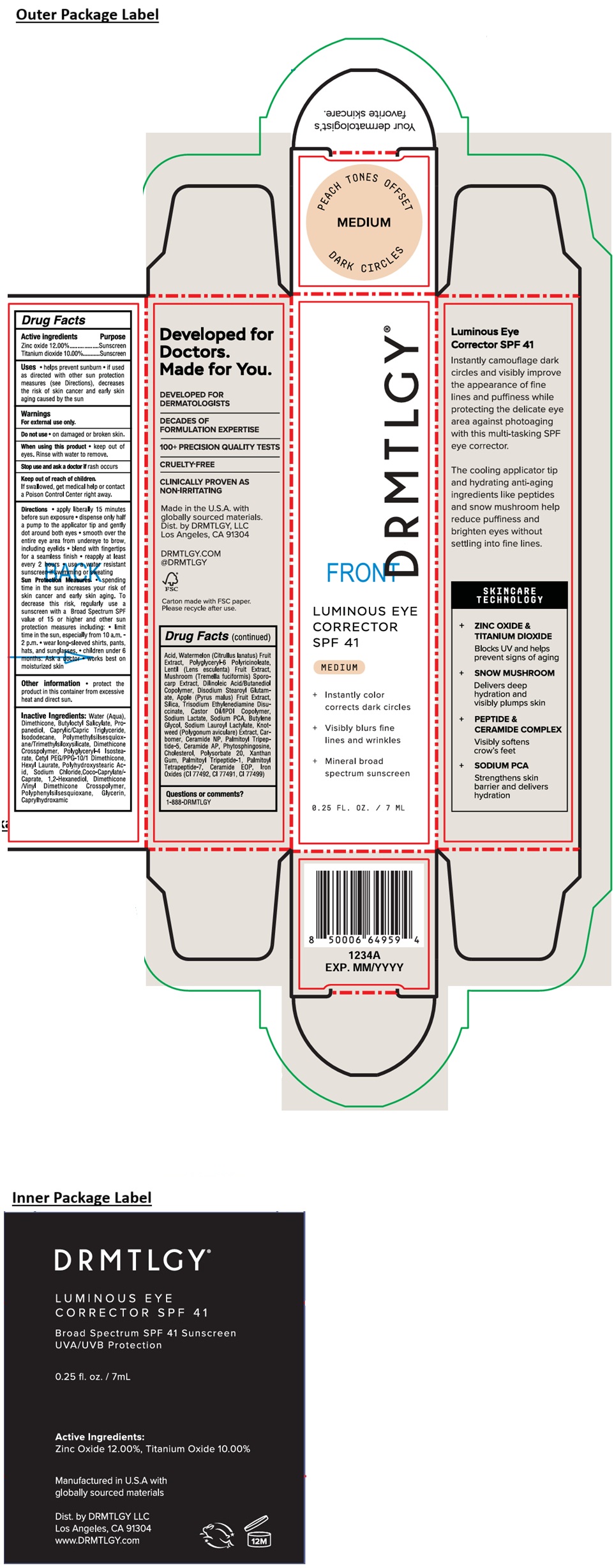 LUMINOUSEYECORRECTOR SPF41
