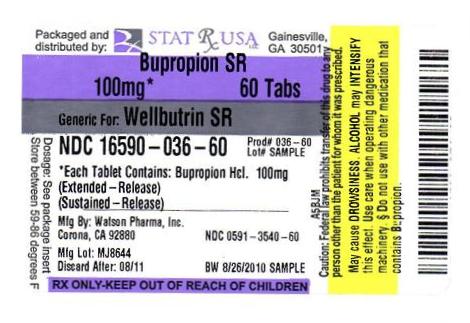 BUPROPION SR 100MG LABEL IMAGE