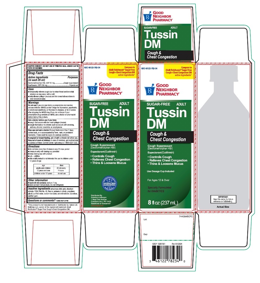 ABC Sugar Free Adult Tussin DM 8 FL OZ 237 mL