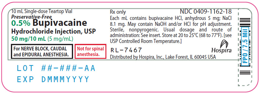 PRINCIPAL DISPLAY PANEL -  50 mg/10 mL Vial Label - 1162