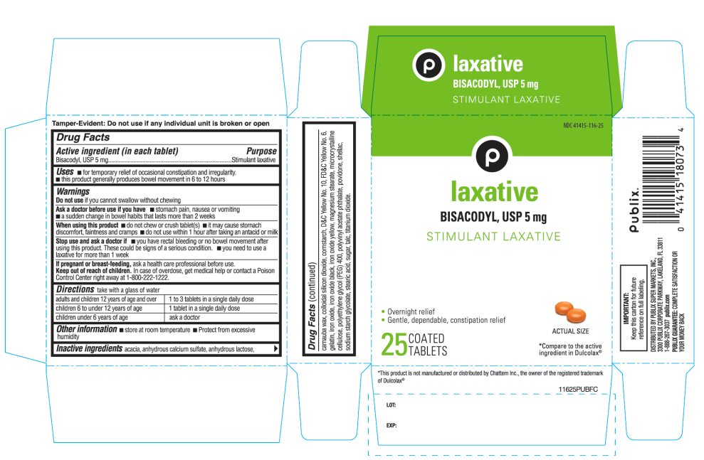 Stimulant Laxative Bisacodyl 25 tablets