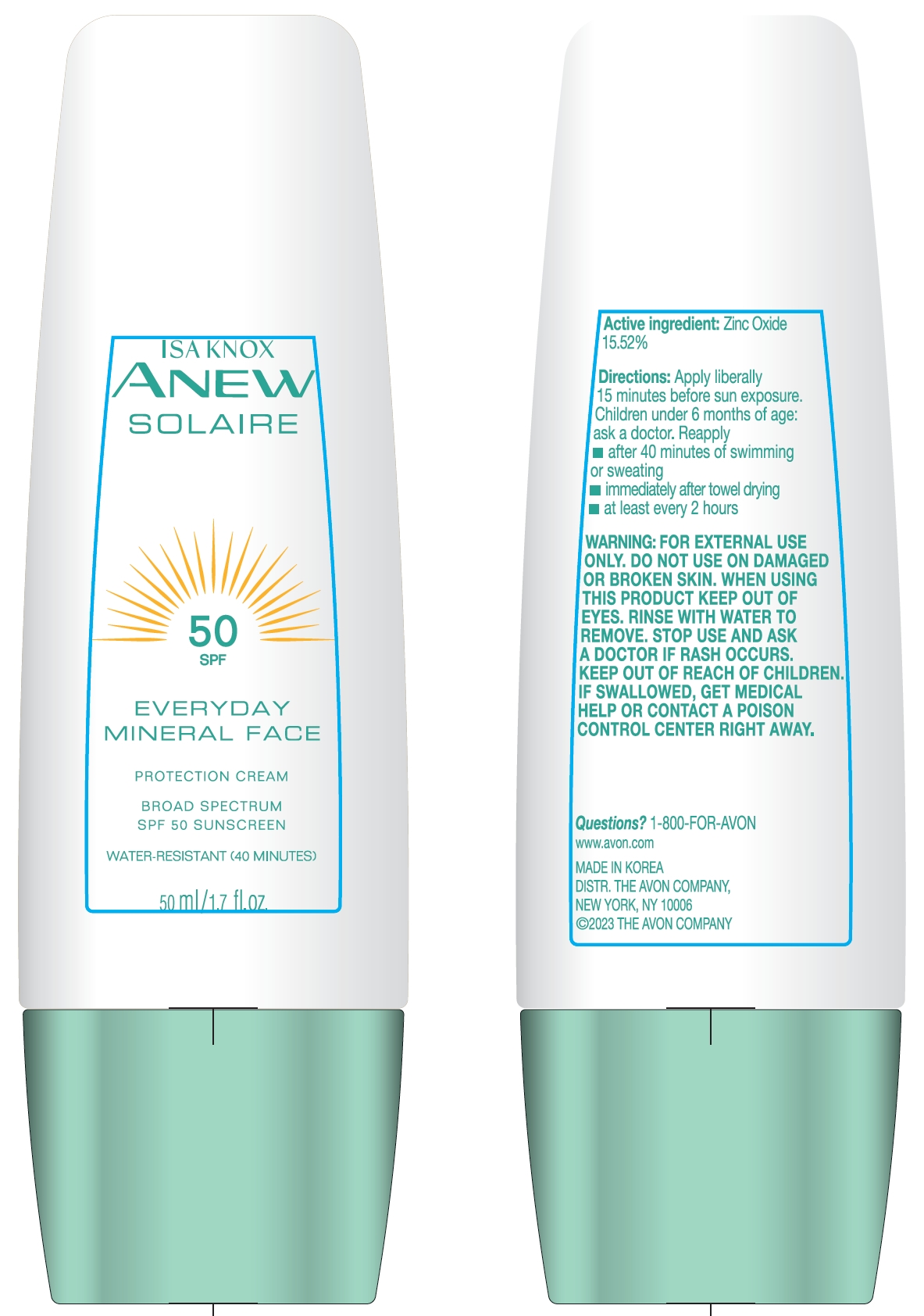 Isaknox Anew Solaire Mineral Face SPF50 IC