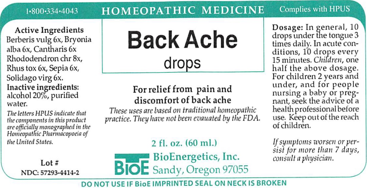 Back Ache Drops