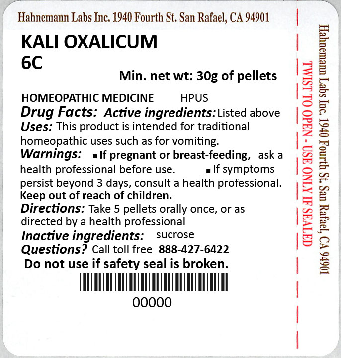 Kali Oxalicum 6C 30g