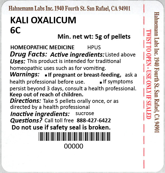 Kali Oxalicum 6C 5g