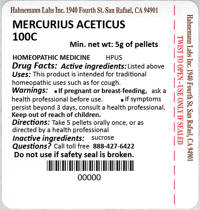 Mercurius Aceticus 100C 5g