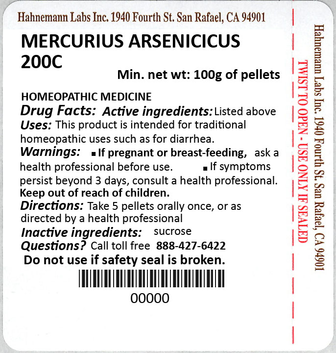 Mercurius Arsenicicus 200C 100g
