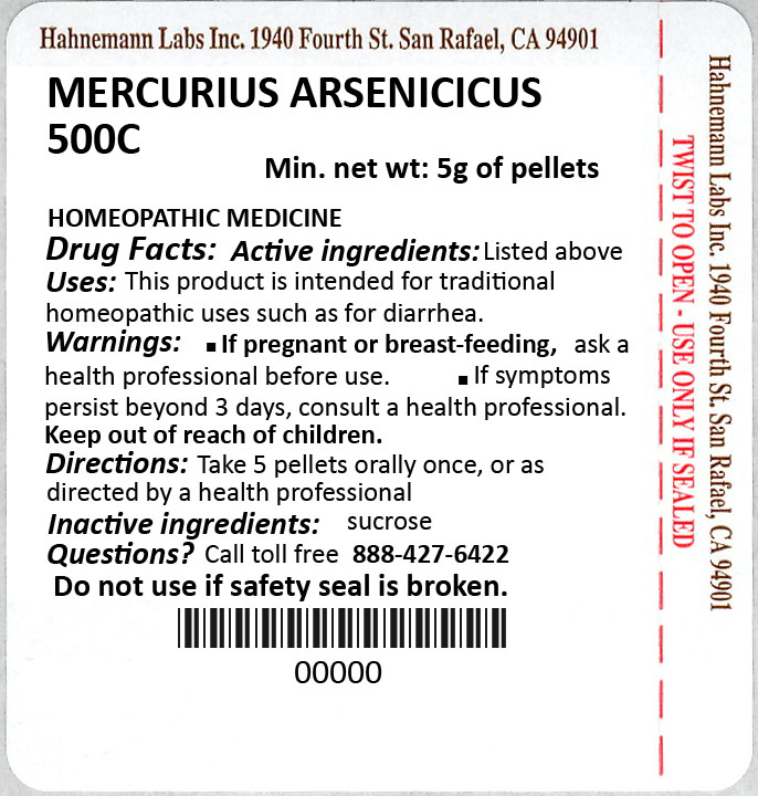 Mercurius Arsenicicus 500C 5g
