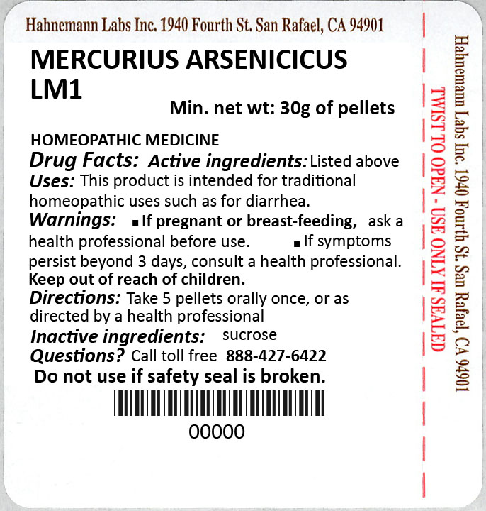 Mercurius Arsenicicus LM1 30g