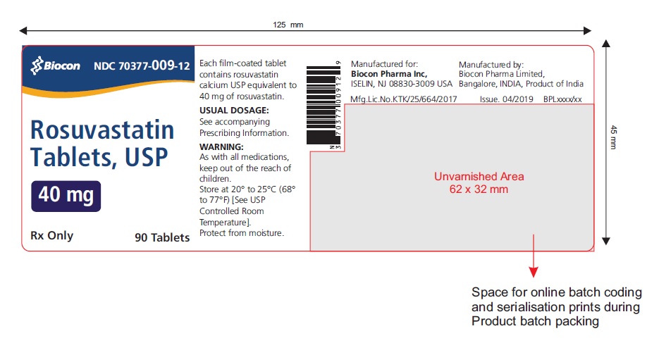 40 mg Bottle Label 90 Tablets BPL