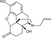 Naloxone HCl dihydrate chemical structure
