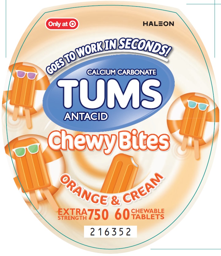 Tums CB Orange and Cream 60 ct