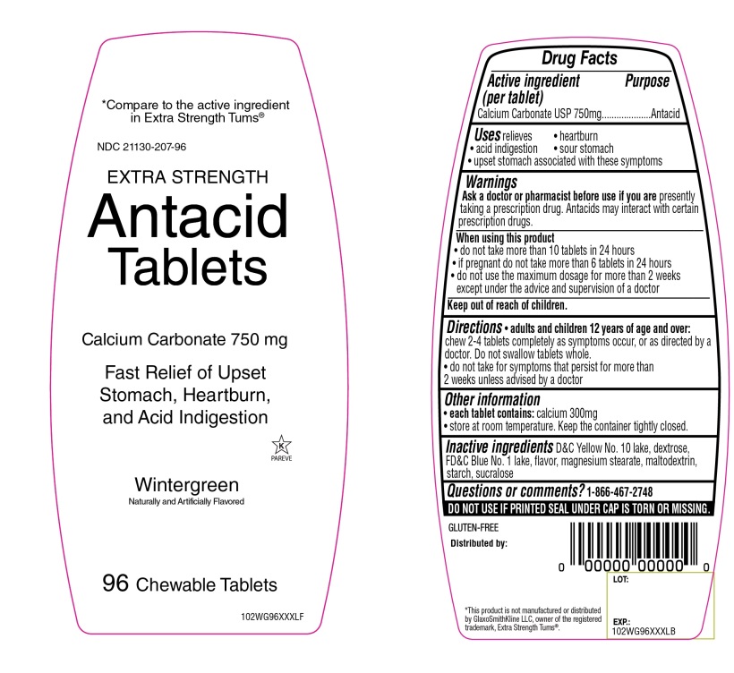 Extra Strength Antacid Calcium Carbonate 96 Chewable tablets