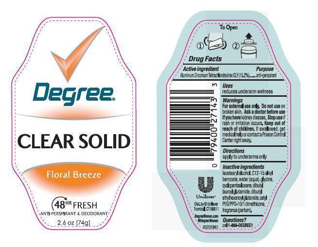 Degree Clear Solid Floral Breeze