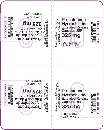 325 mg Propafenone HCl ER Capsule Blister
