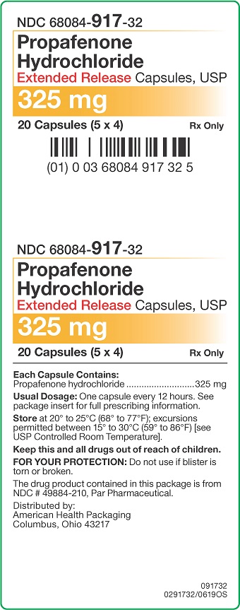325 mg Propafenone HCl ER Capsules Carton