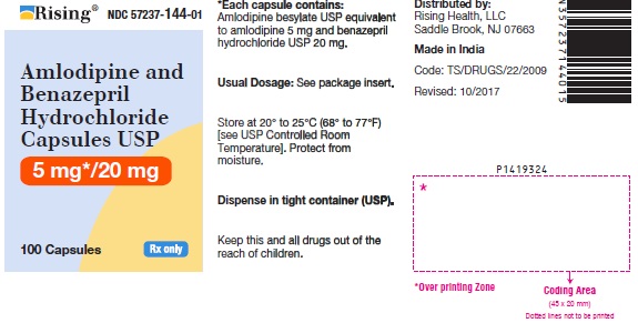 PACKAGE LABEL-PRINCIPAL DISPLAY PANEL - 5 mg/20 mg (100 Capsules Bottle)