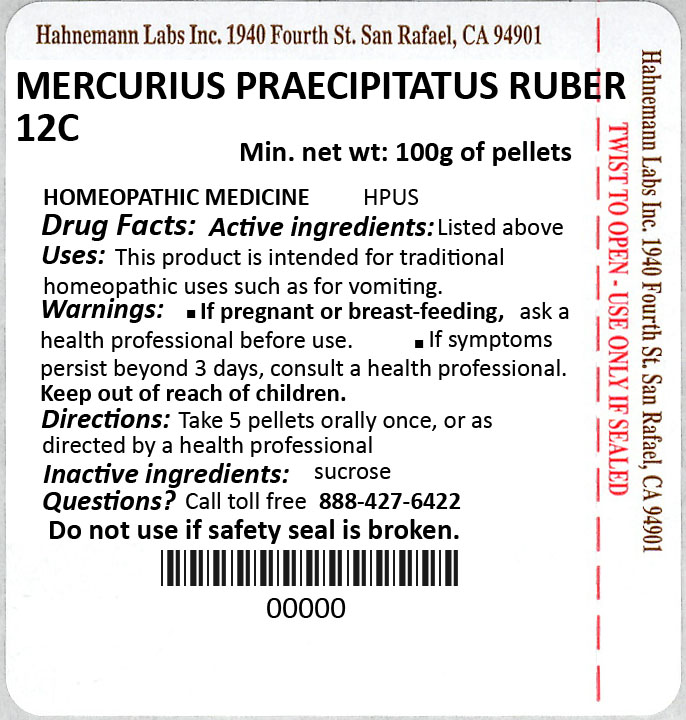 Mercurius Praecipitatus Ruber 12C 100g