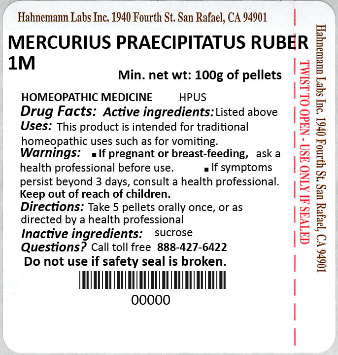 Mercurius Praecipitatus Ruber 1M 100g