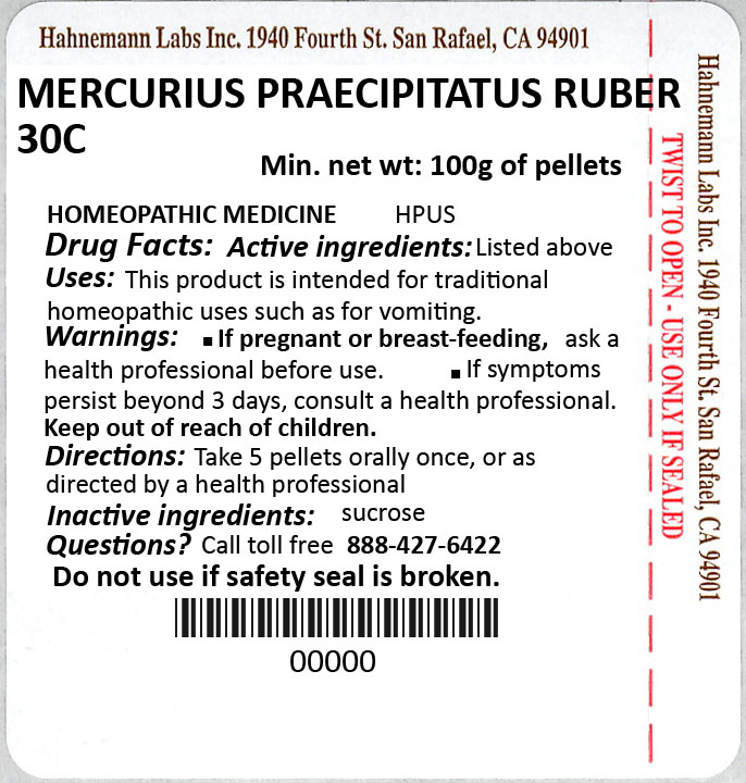 Mercurius Praecipitatus Ruber 30C 100g