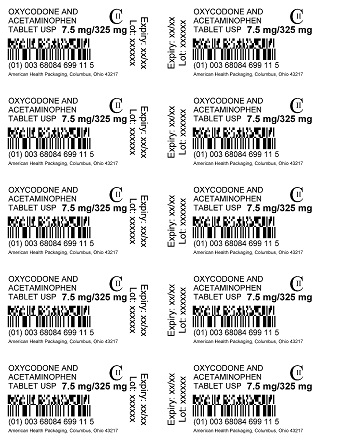 7.5-325 mg Oxycodone-APAP Tablet Blister