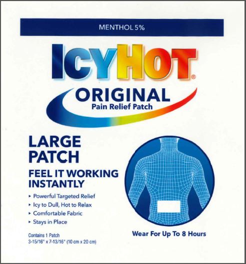 Pouch Label - Back and Large Areas – Single Patch