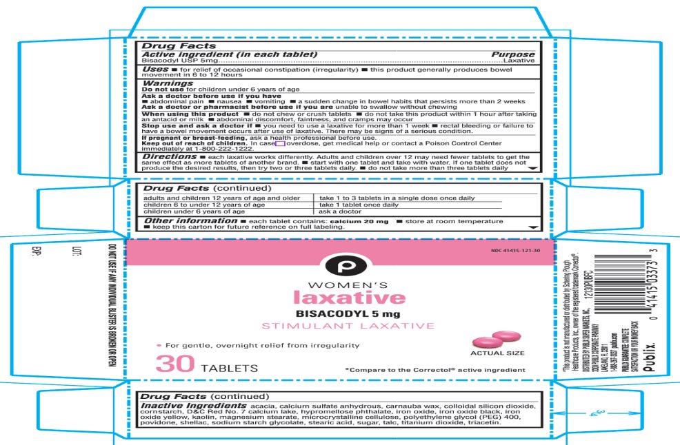 Publix Womens' Laxative Biscadyl 5 mg