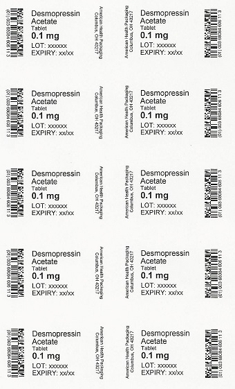 0.1 mg Desmopressin Acetate Tablet Blister