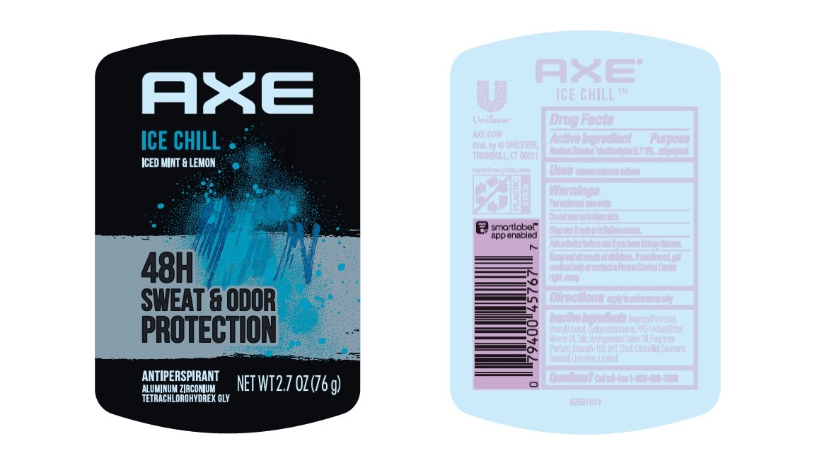 AXE- ice chill iced mint and lemon 48h sweat and odor protection ...