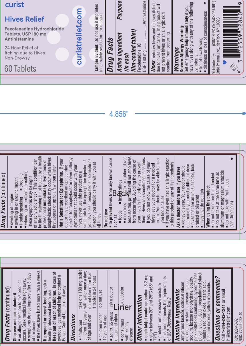 Fexofenadine 180mg 60ct